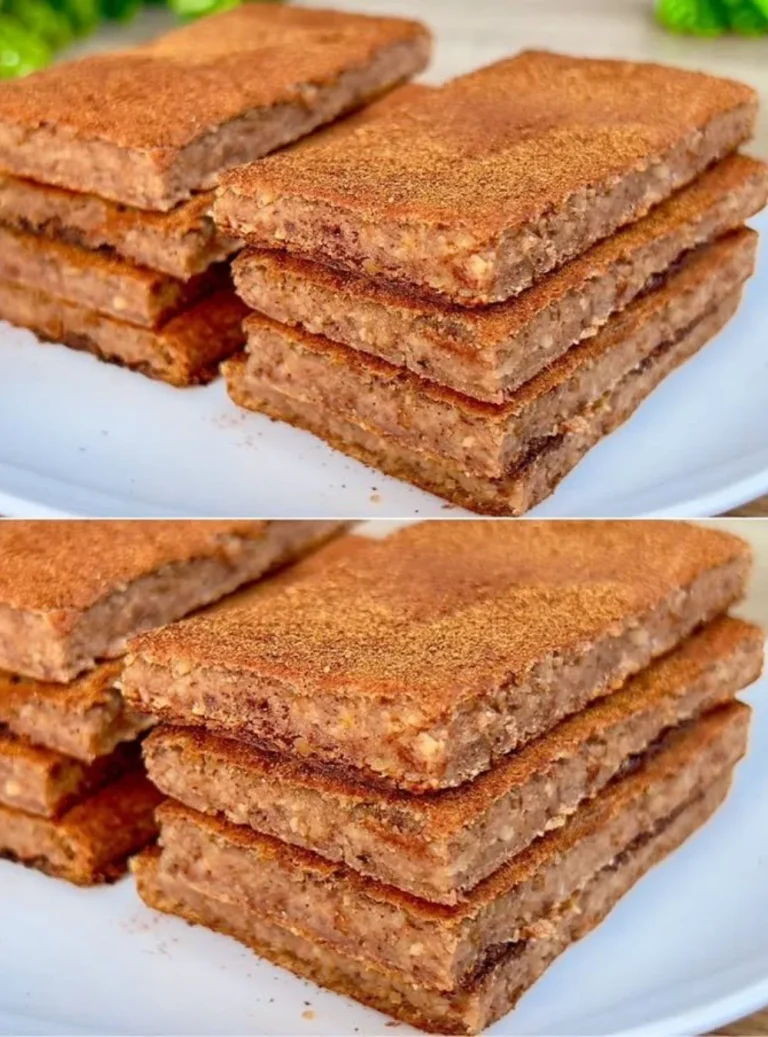 Healthy cinnamon oat bars made without sugar or flour, perfect for snacking