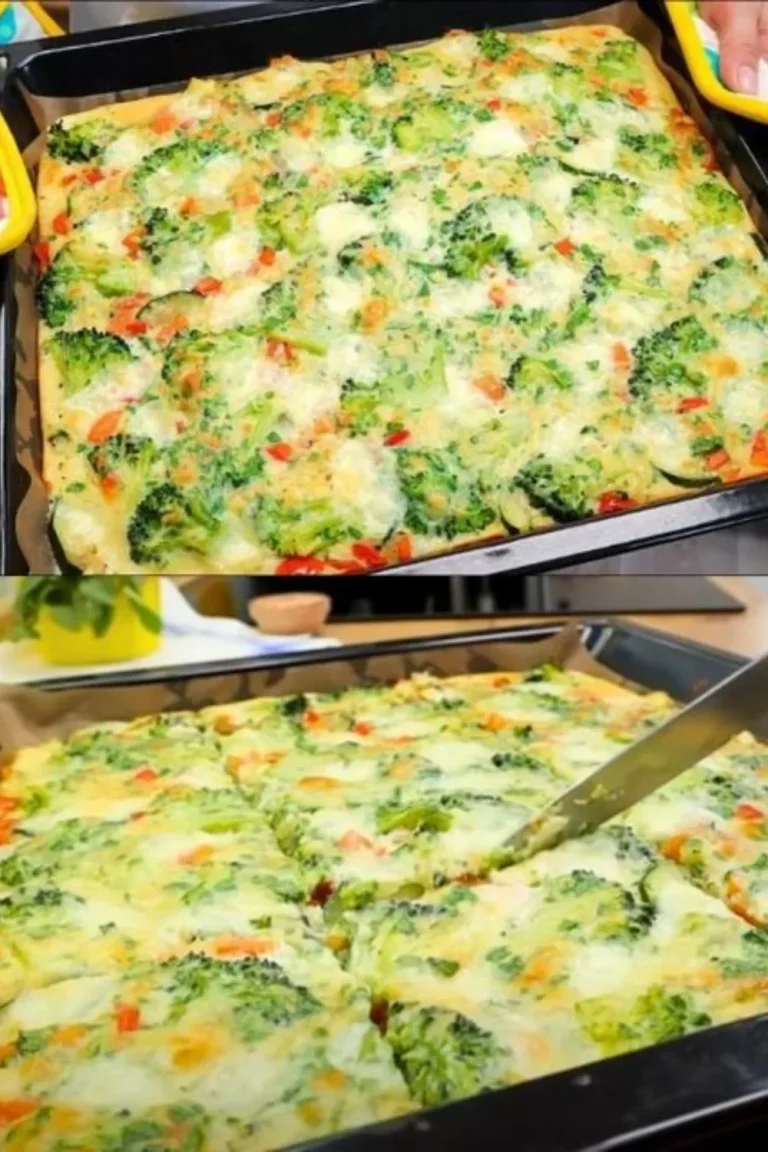 Vegetable pan pizza recipe with only 100 Kcal, perfect for a healthy meal.