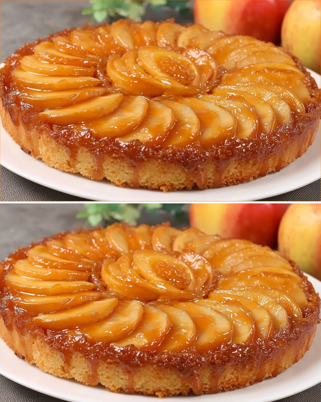 Rustic Italian apple pie with fragrant spices and a flaky crust