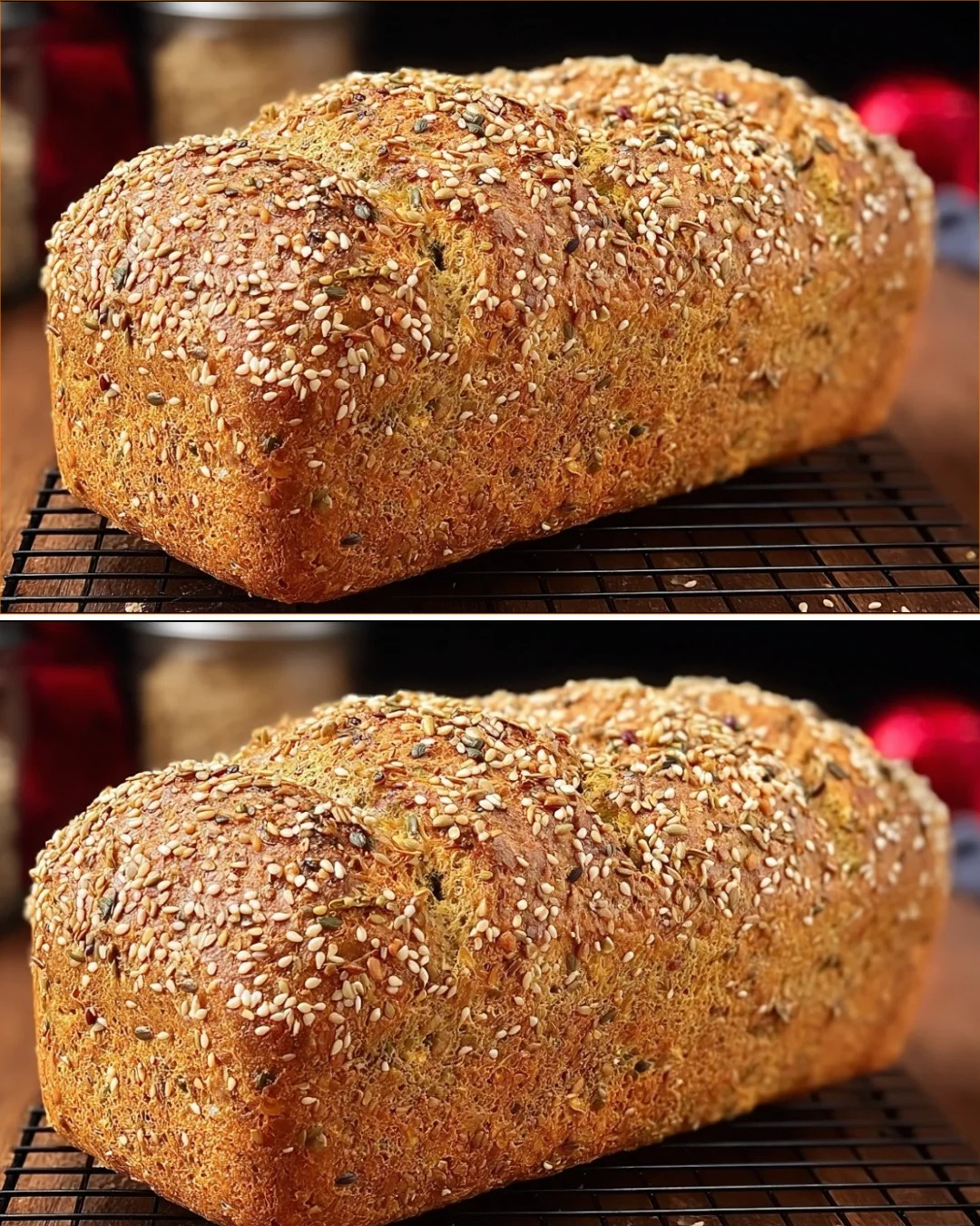 Homemade lentil bread showcasing a healthy, gluten-free alternative.