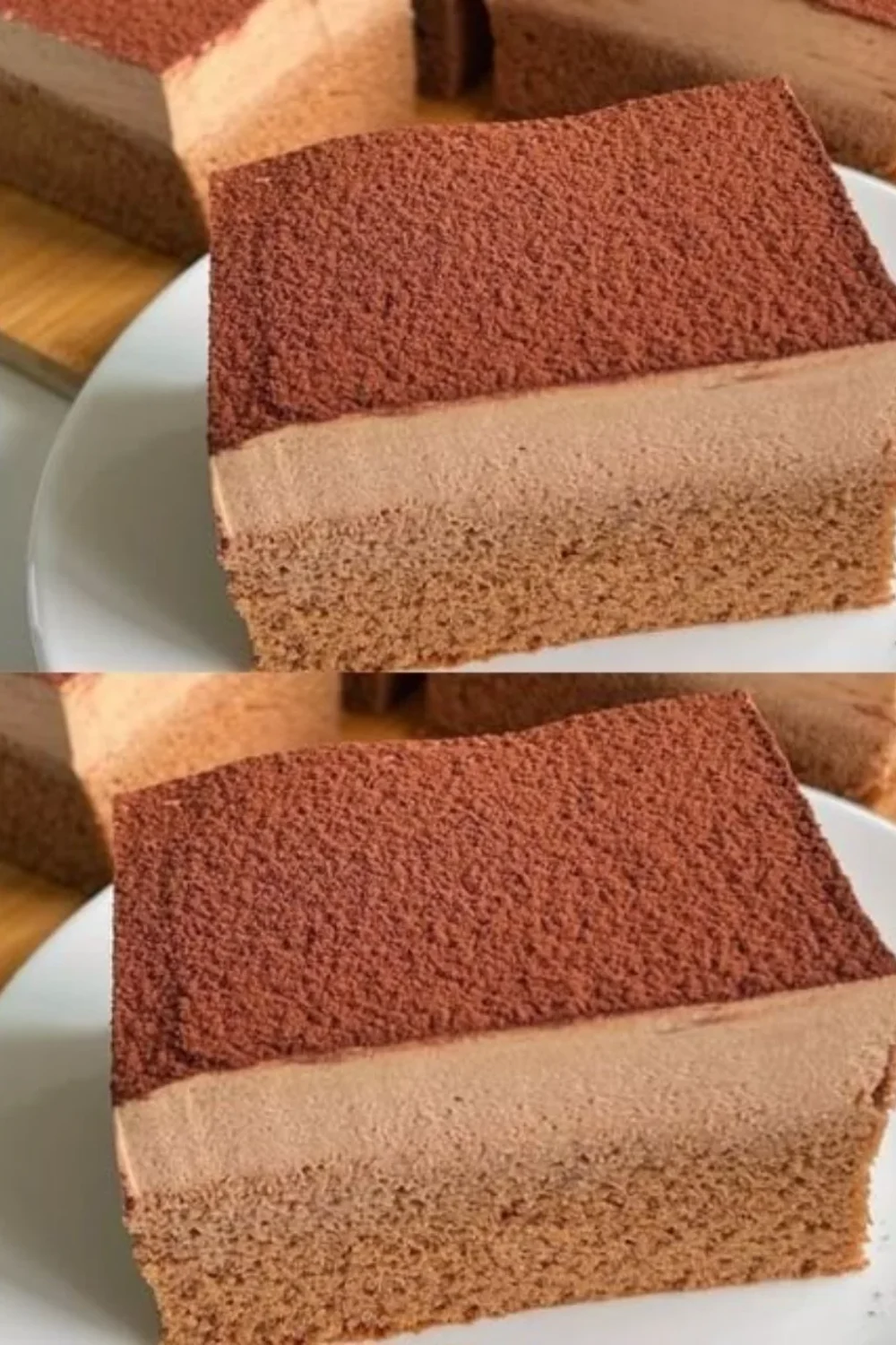 Delicious moist mocha cake that melts in your mouth, topped with chocolate frosting.