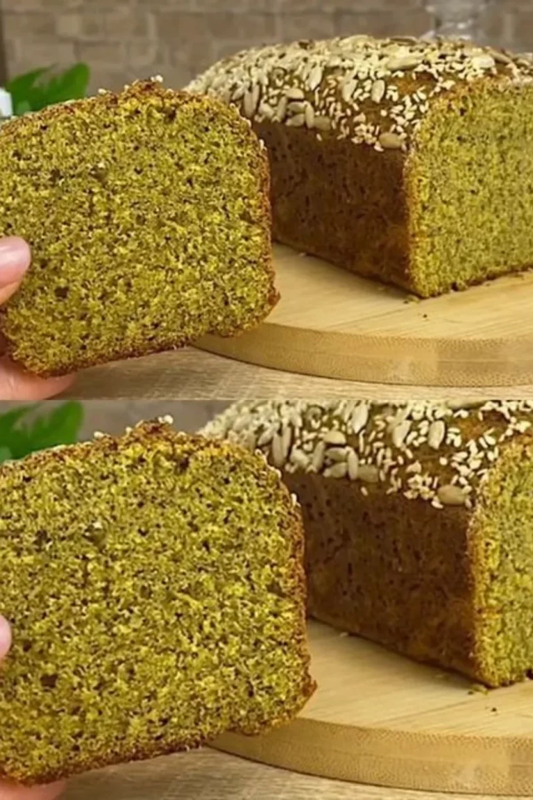 Freshly baked healthy lentil bread on a wooden table.