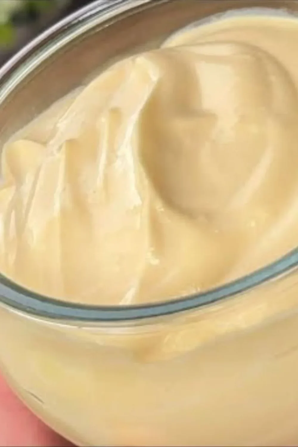 Homemade oil-free mayonnaise recipe with fresh ingredients