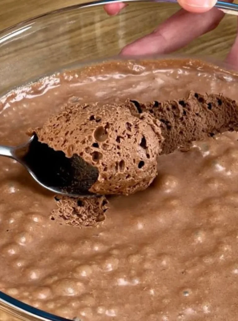 Delicious chocolate mousse served in a dessert cup