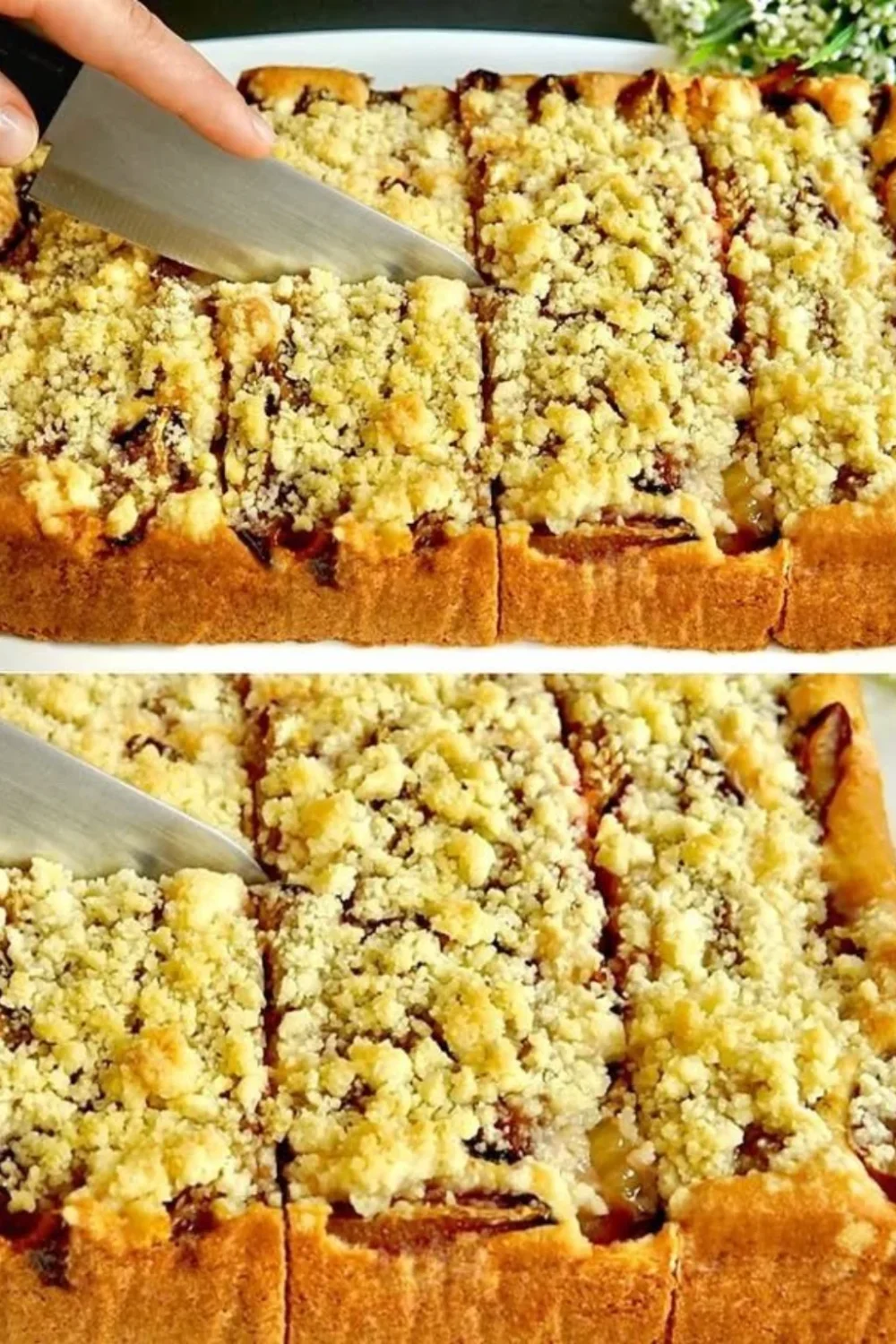Mouth-watering plum cake that is easy to make and ready in 15 minutes.
