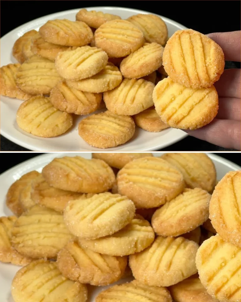 Soft and Buttery Melt-In-Your-Mouth Cookies on a baking tray
