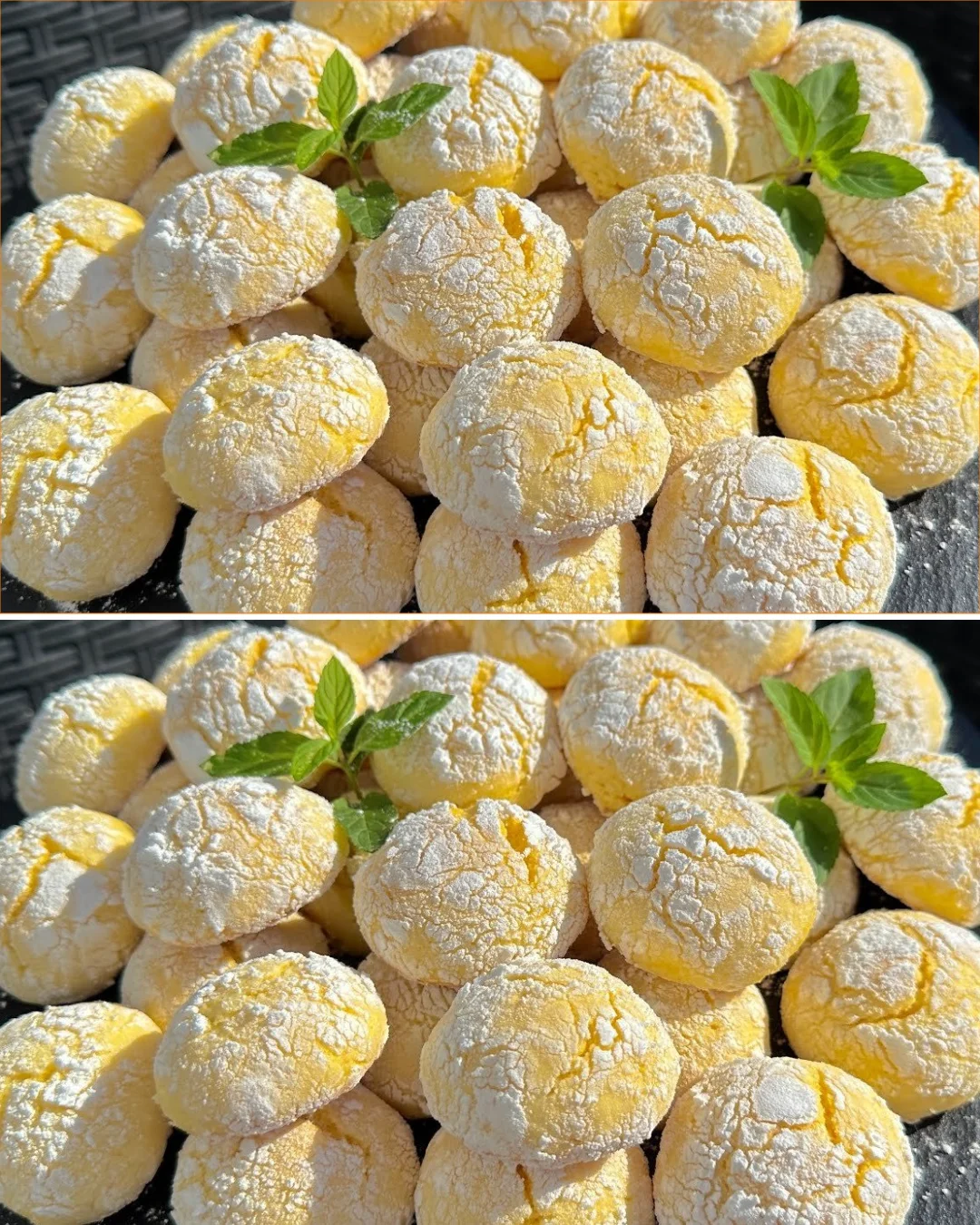 Deliciously tender lemon biscuits fresh out of the oven, perfect for baking enthusiasts.
