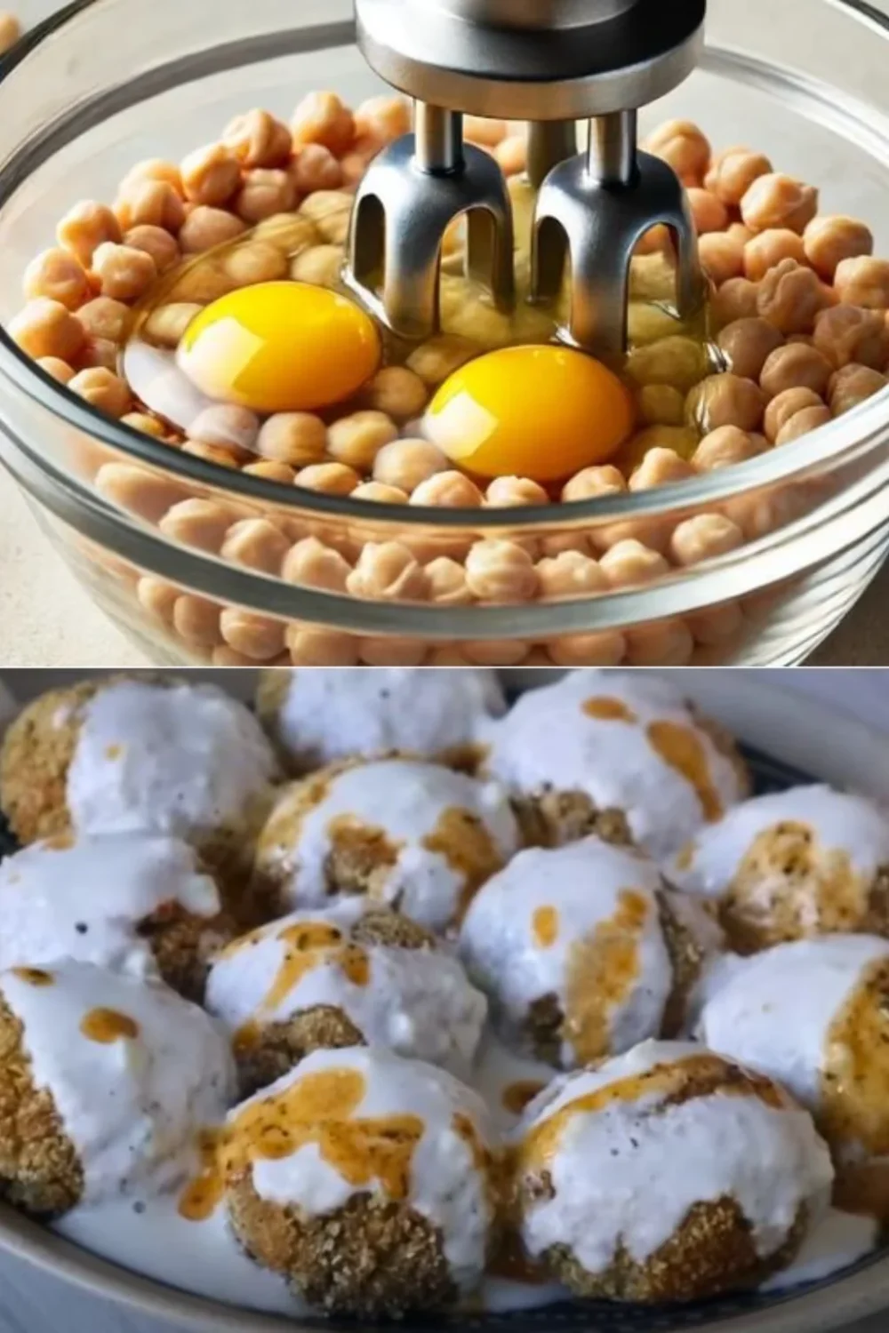 Delicious chickpea and egg dish inspired by famous restaurant recipes.