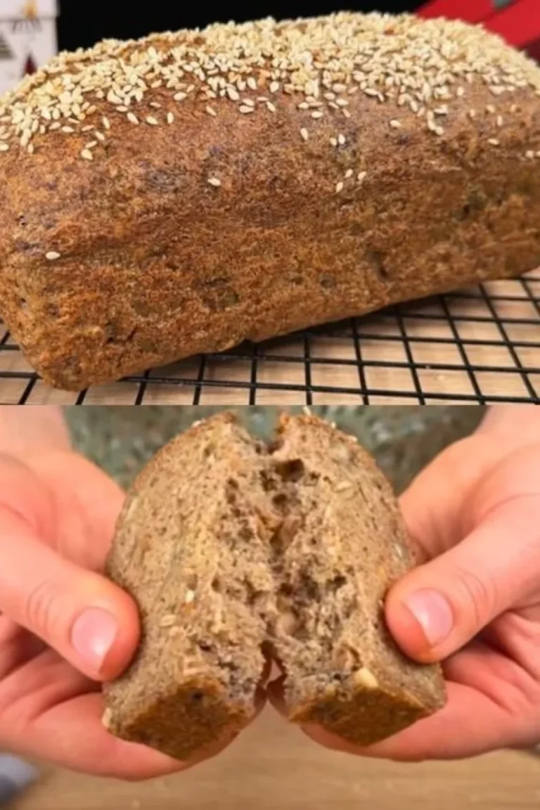 Healthy bread recipe made without flour, featuring lentils for nutrition.