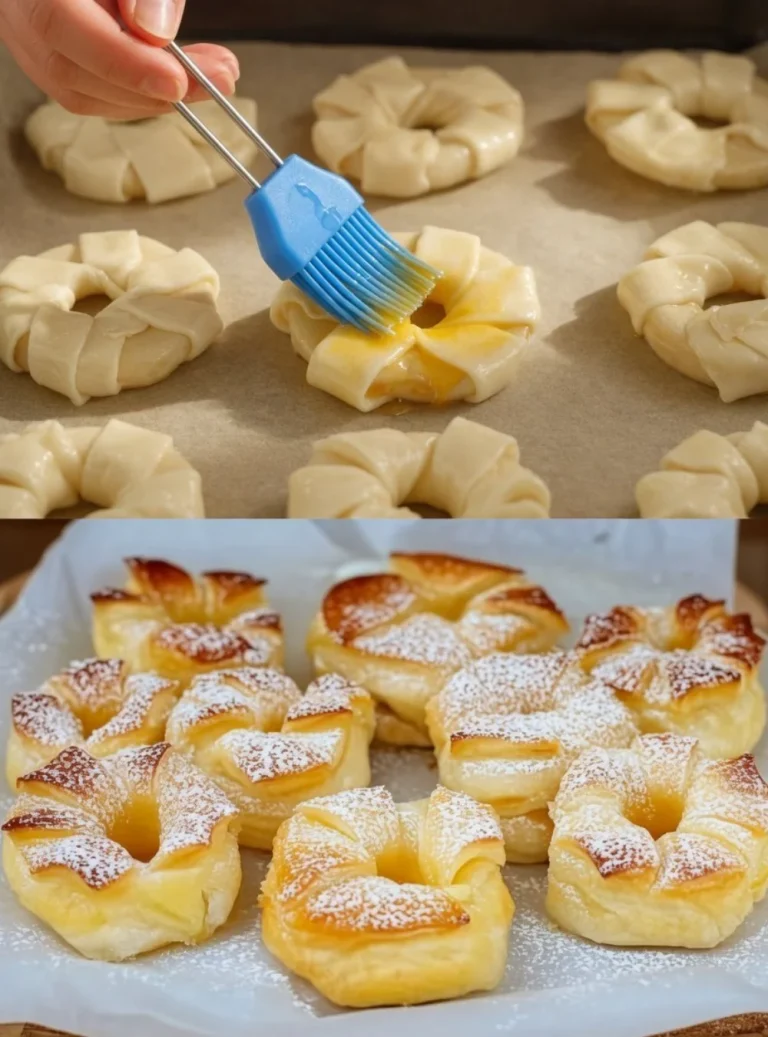 Easy apple pastry recipe made with 5 ingredients.