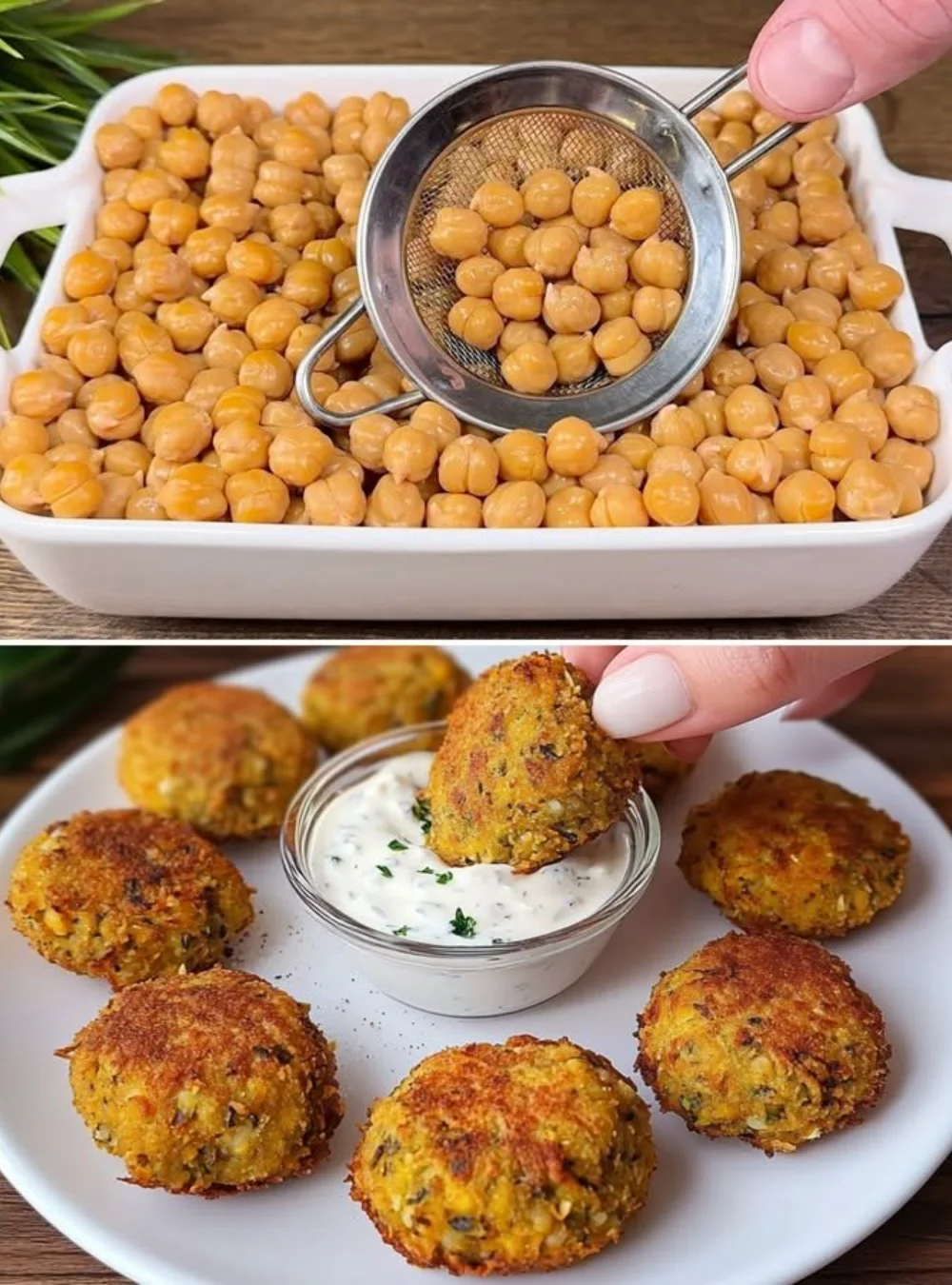 Blood sugar friendly chickpeas with onion and garlic in a skillet