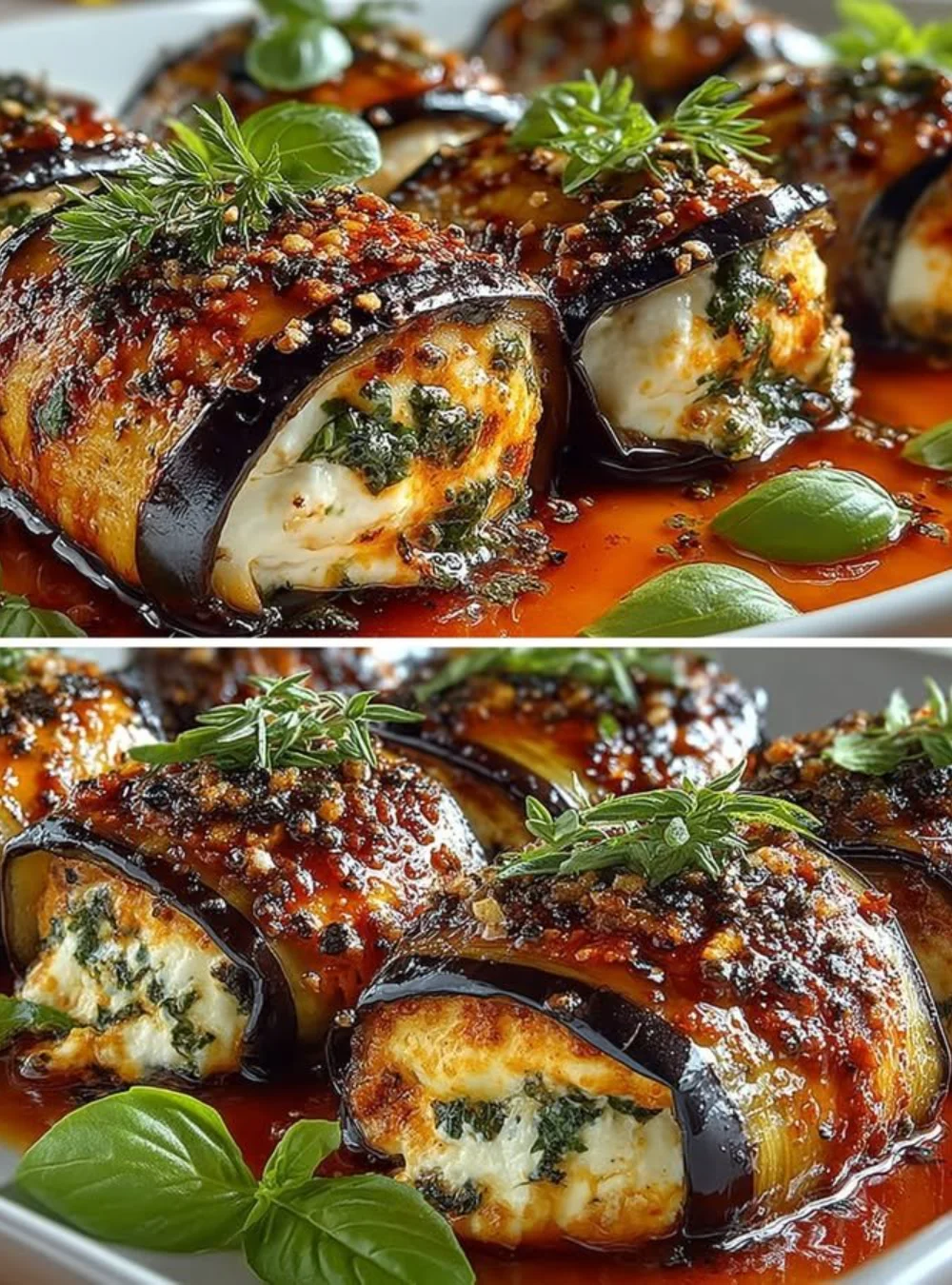 Delicious creamy eggplant dish served in a bowl, perfect for kids