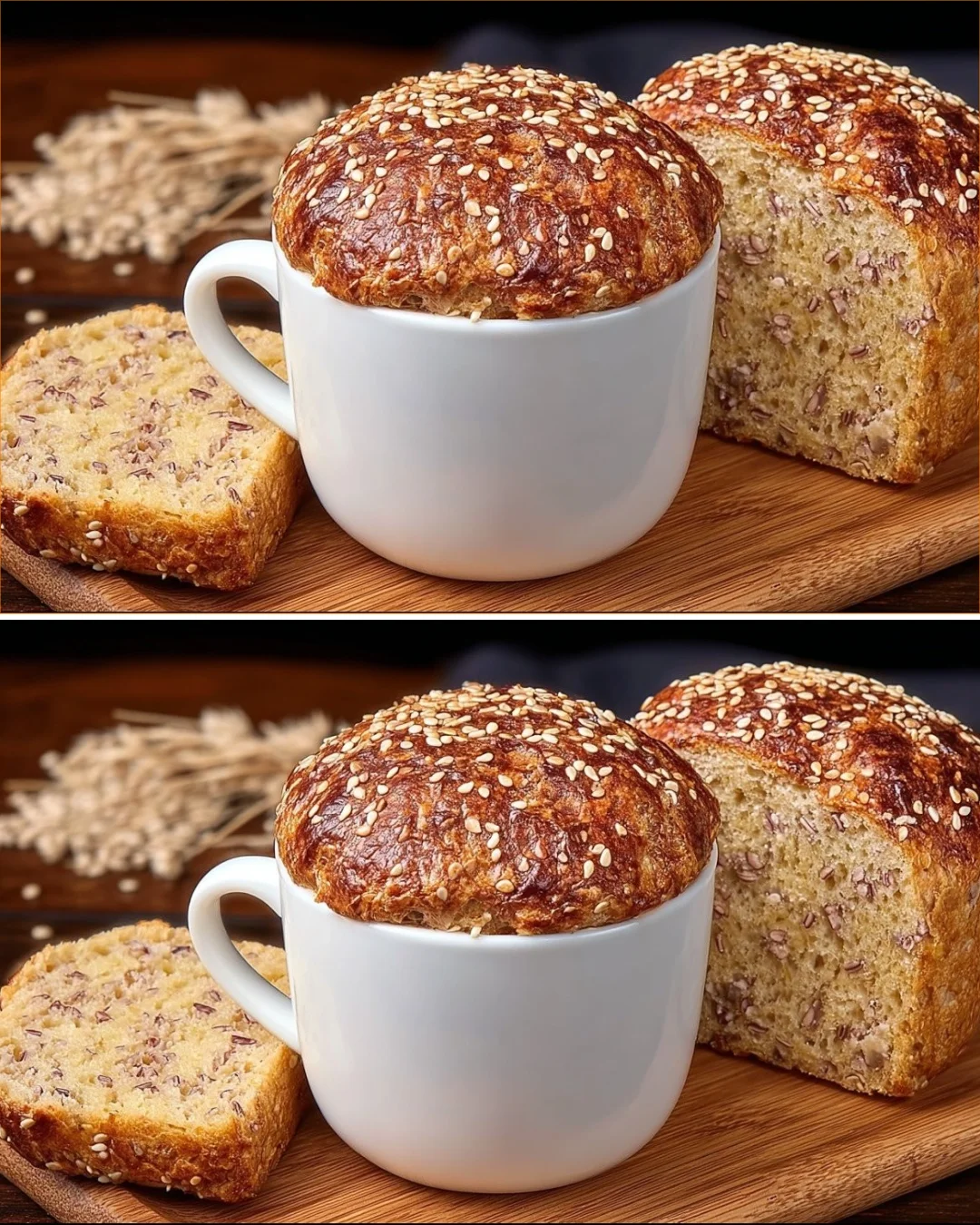 Delicious homemade loaf made from an easy bread recipe.