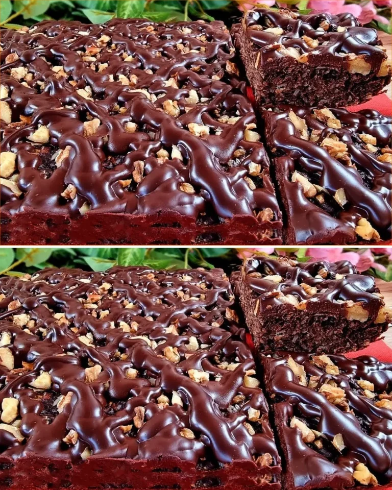 Deliciously moist chocolate banana cake made with oats