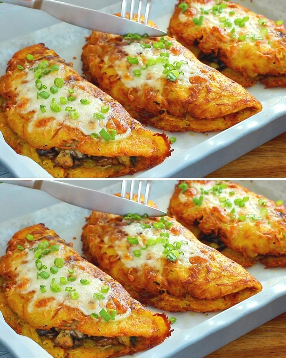 Delicious potatoes with meat filling on a plate, garnished and ready to serve.