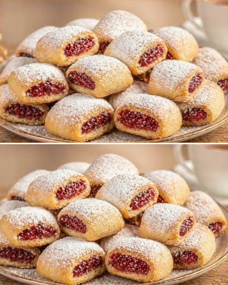Five-Minute Raspberry Jam Cookies fresh out of the oven