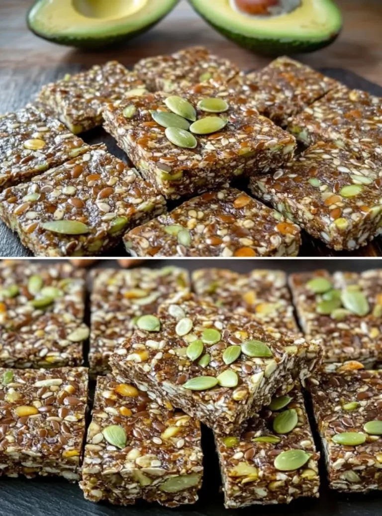 Healthy homemade flaxseed bars as a breakfast alternative for families