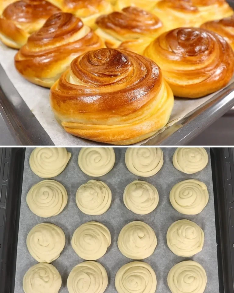 Freshly baked fluffy buns that are soft and delicious