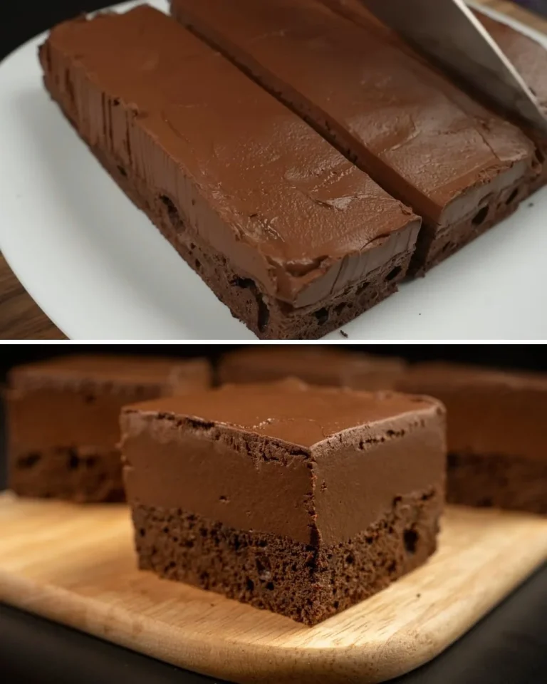 Homemade healthy high-protein chocolate bars on a wooden table