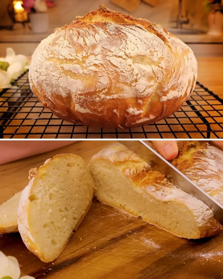 Freshly baked homemade bread on a wooden cutting board