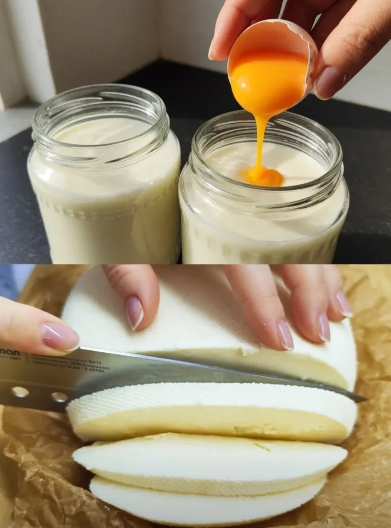 Homemade cheese varieties on a wooden board with fresh herbs