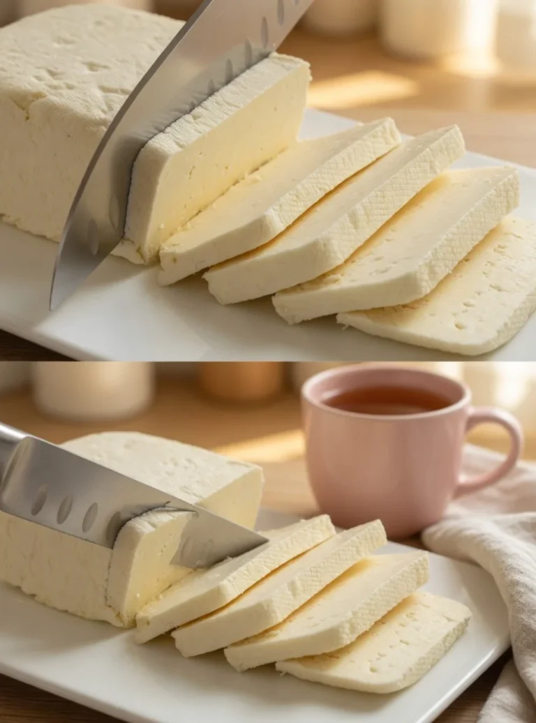 Simple 5-minute recipe for making homemade cheese at home.