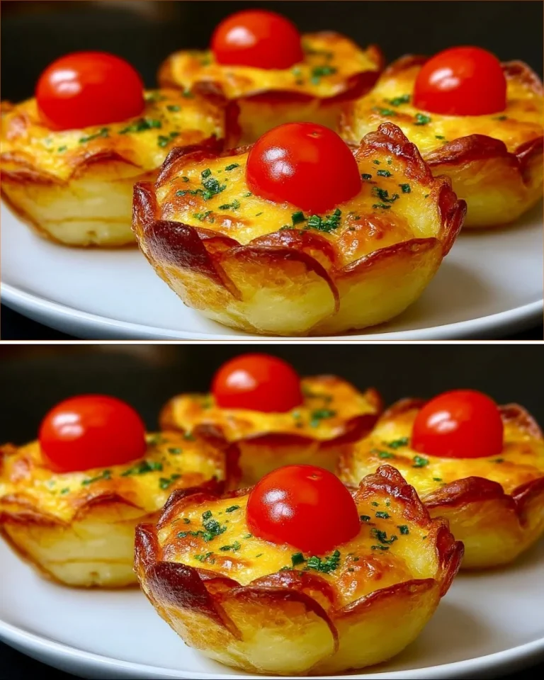 Potato baskets for stylish meal presentation and convenient cooking.