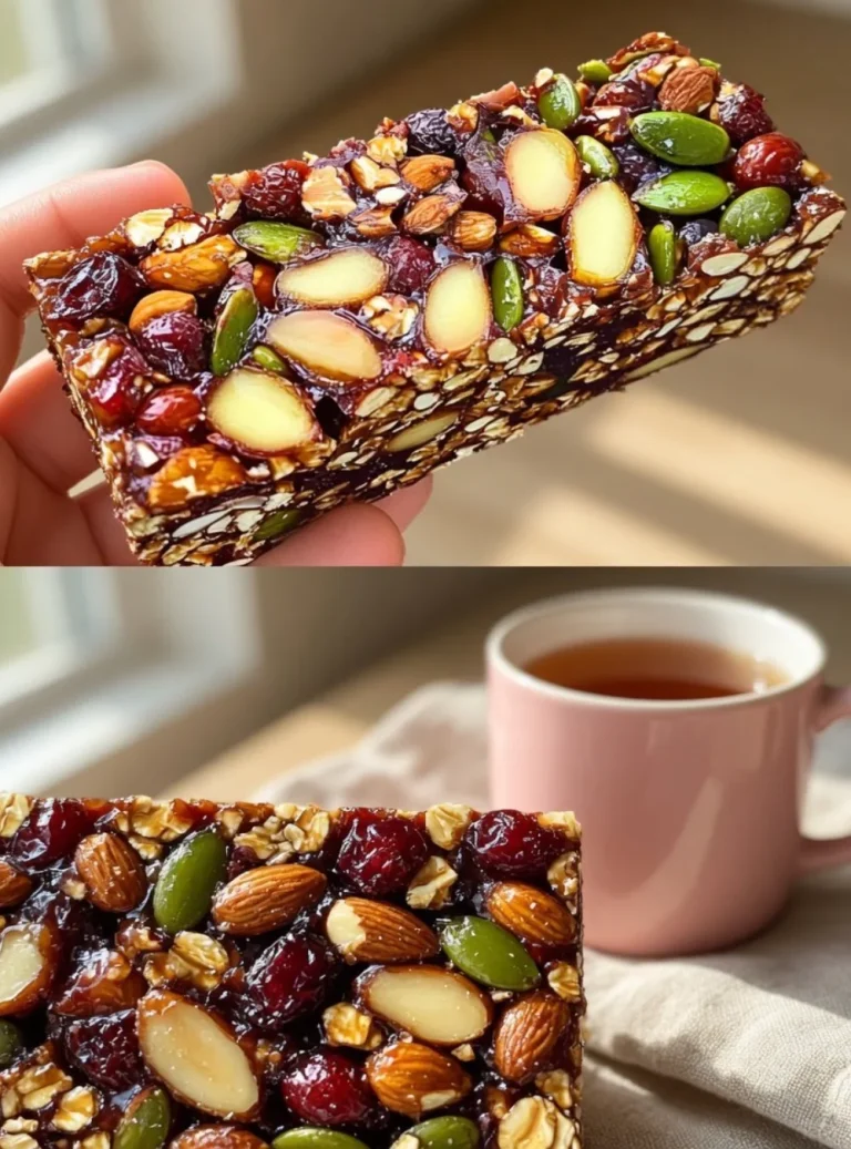 Delicious and healthy homemade energy bars made from natural ingredients.
