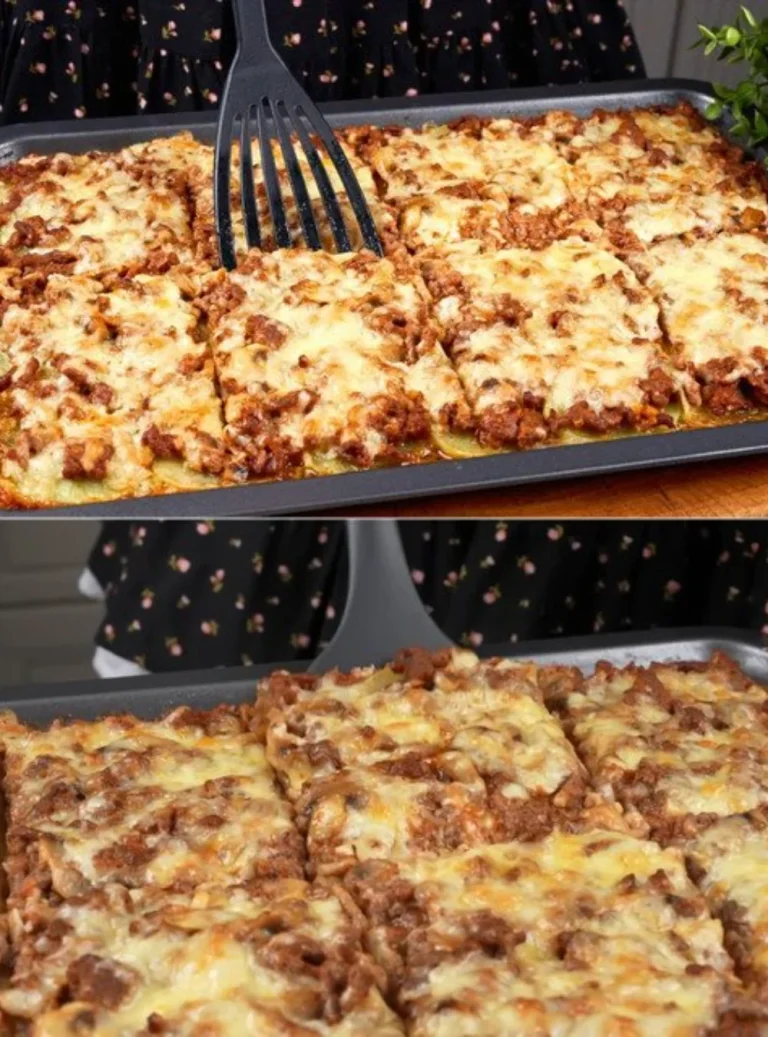 One Pan Ground Beef and Potatoes Dinner served on a plate