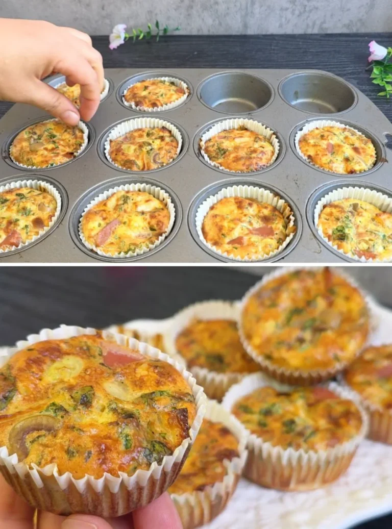 Delicious savory muffins in a basket, perfect for any meal.