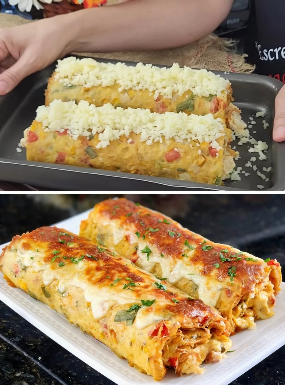 Savory potato roll recipe ready to serve for dinner.