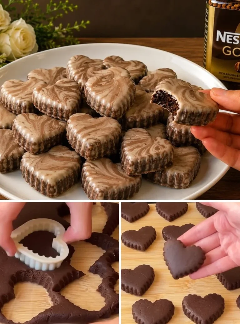 Delicious no-bake coffee cookies ready to enjoy.