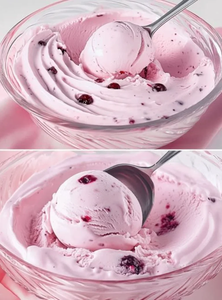 Two-ingredient ice cream made with cream and natural flavors