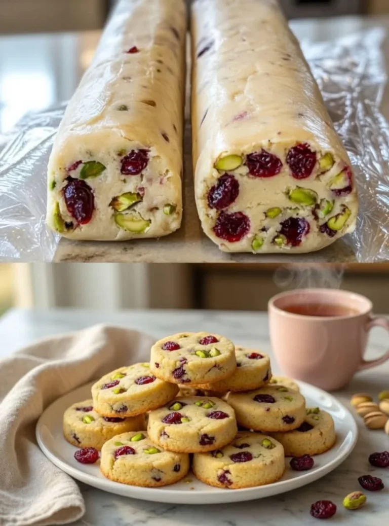 Delicious buttery cookies on a festive tea table