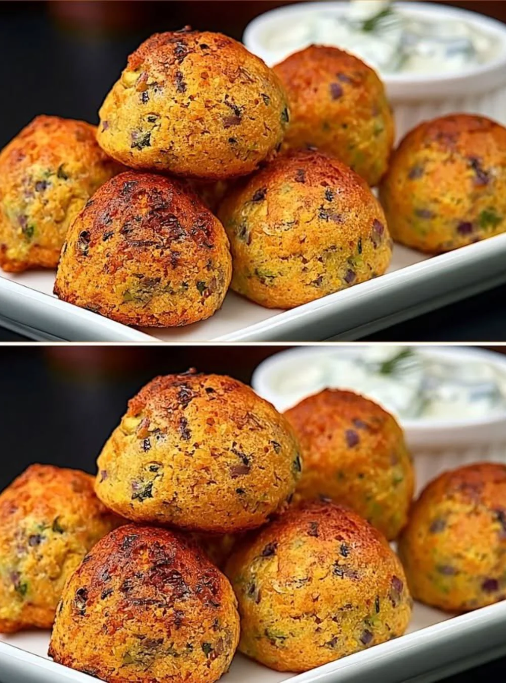 Delicious chickpea bites high in protein and free of flour, perfect for snacking.
