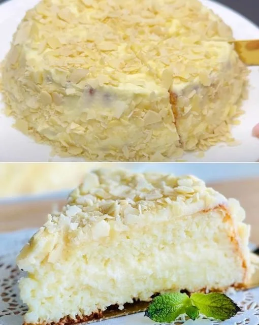 Flourless Cottage Cheese Cake with low-carb, oatmeal-free ingredients
