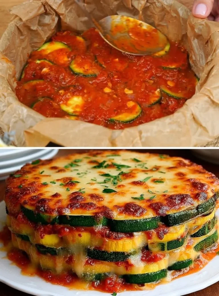 Delicious zucchini recipe served on a plate with fresh herbs and spices