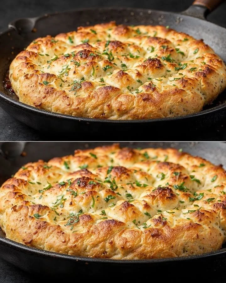 Homemade delicious onion bread without an oven, perfect for all occasions.