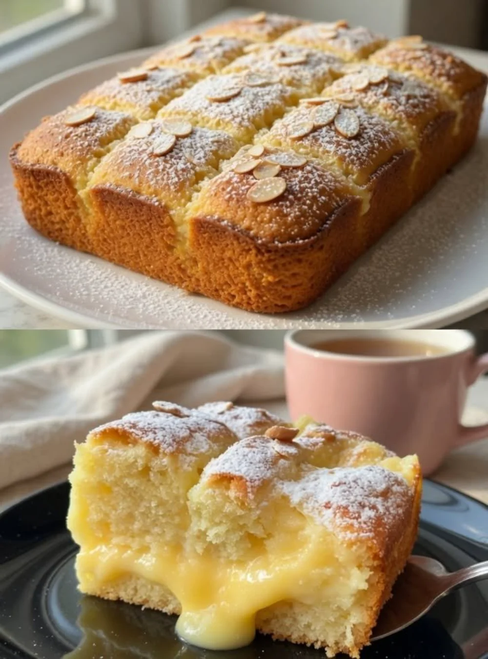 Delicious lemon cake that melts in your mouth, easy recipe ready in 15 minutes.