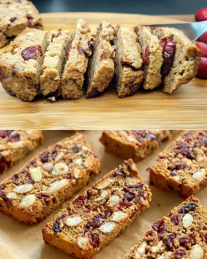 Delicious sugar-free biscotti displayed on a festive table for the holidays