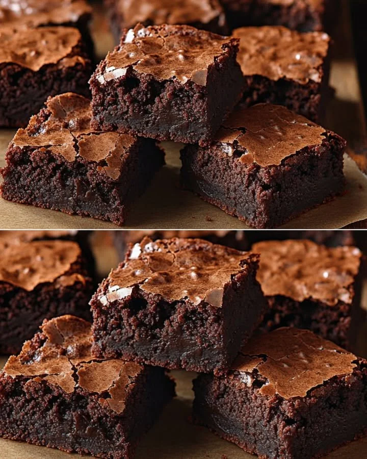 Healthy fudgy brownies made with bananas, cocoa powder, and almond butter