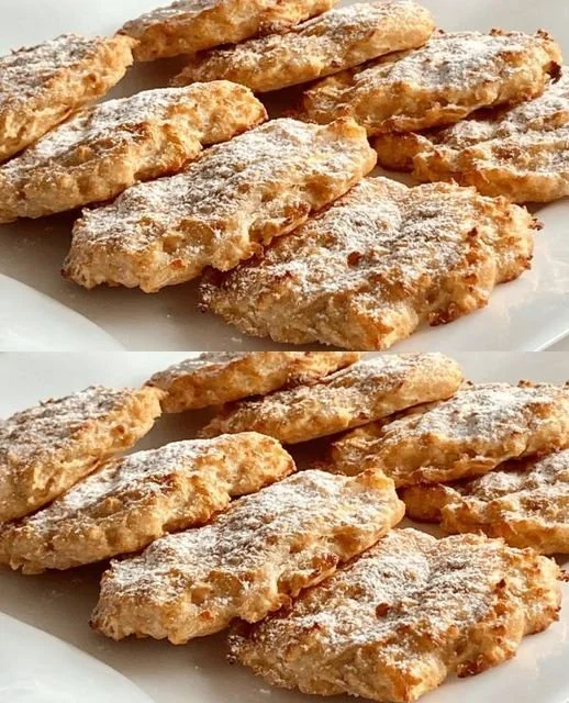 Homemade healthy apple biscuits for weight loss