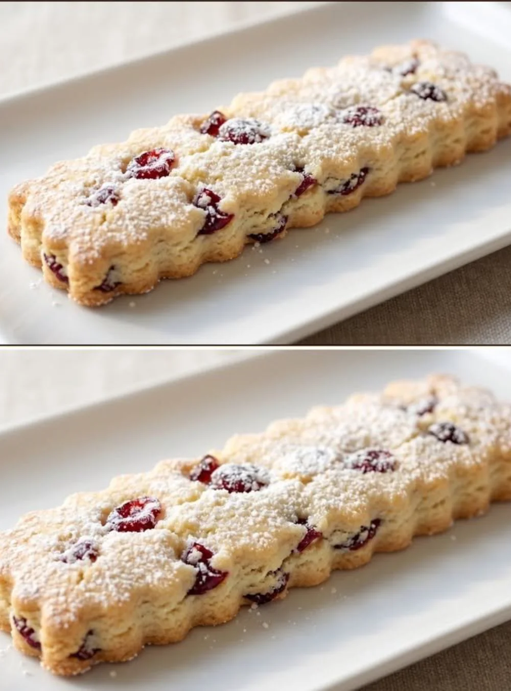 Delicious Swiss cranberry cookies with quark ready in 10 minutes