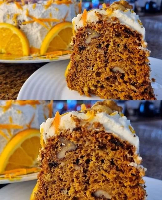 Vegan Carrot and Oats Cake, sugar-free dessert for health-conscious eaters