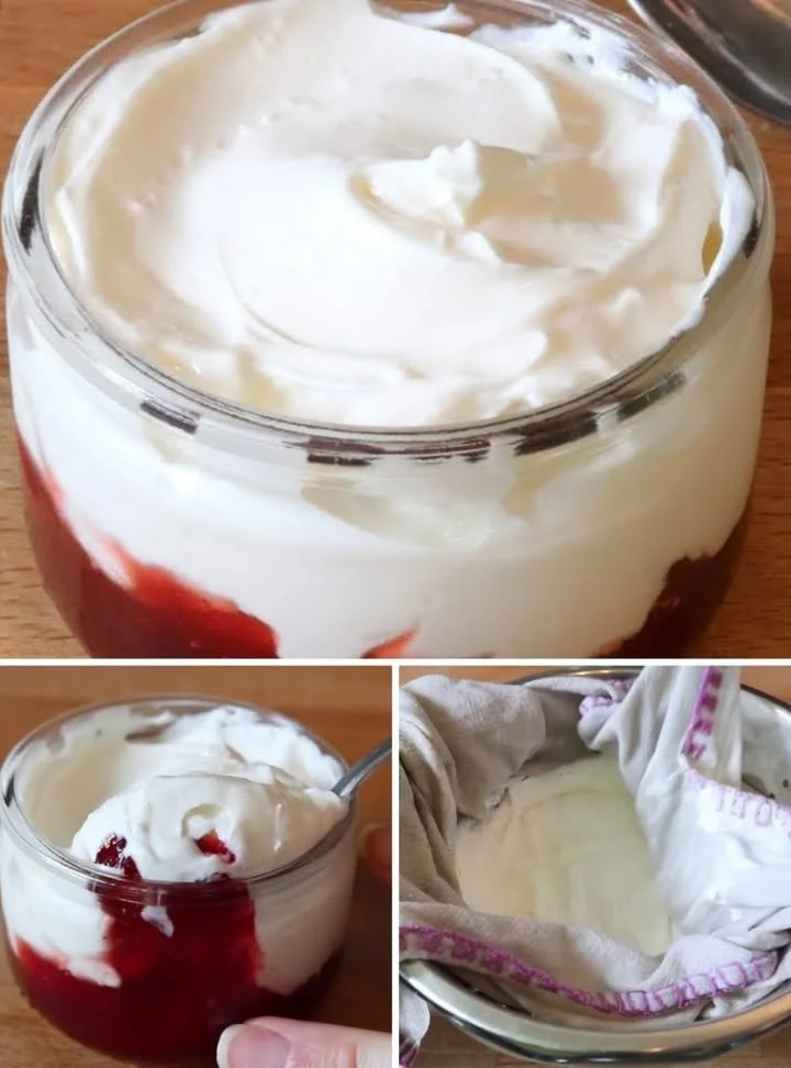 Homemade Greek yogurt recipe for a creamy and delicious treat