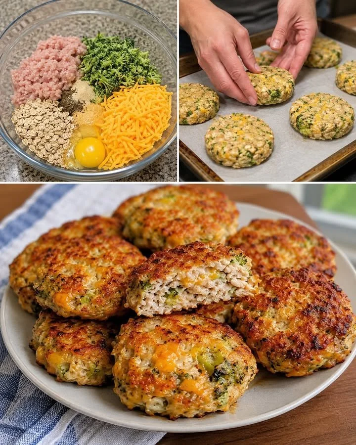 Plate of chicken croquettes with oats and cheddar cheese, crispy and golden brown