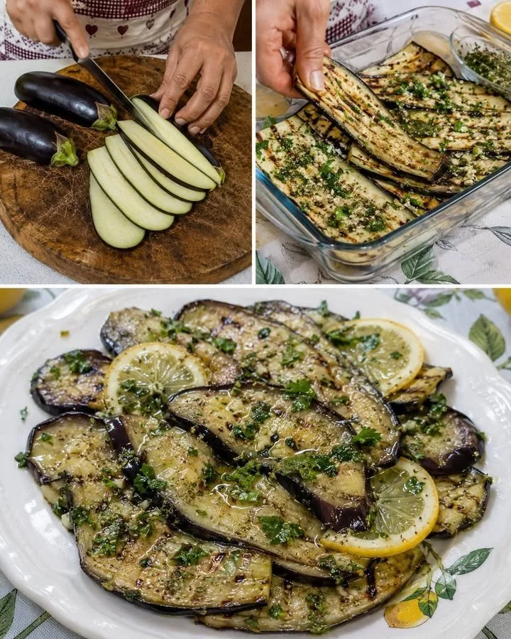 Delicious eggplants with lemon and oregano recipe for healthy eating
