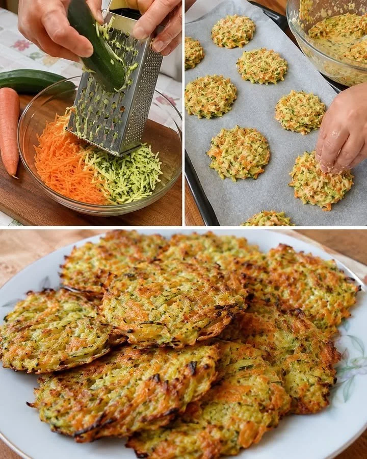 Golden crispy oven rösti served on a plate with herbs.