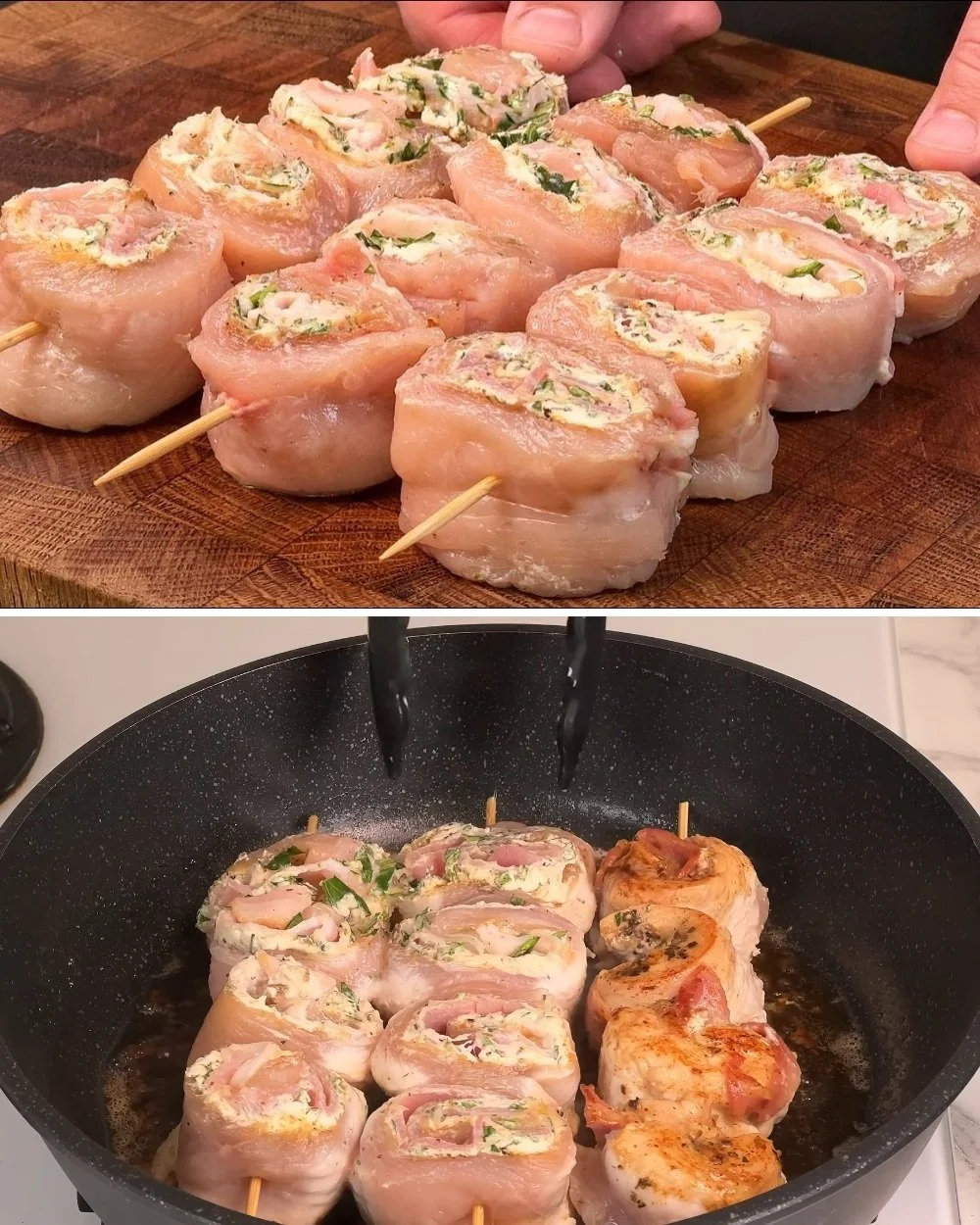 Crispy chicken fillet served with sauce and a side dish