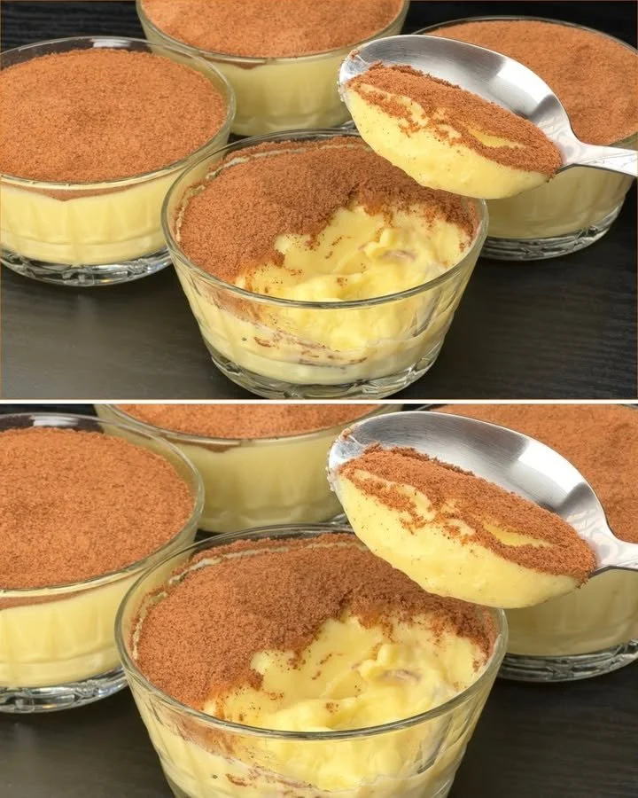 Delicious lemon and milk Italian no-bake dessert ready in 10 minutes